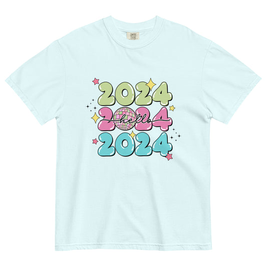 Hello 2024 T-shirt (Comfort Colors)