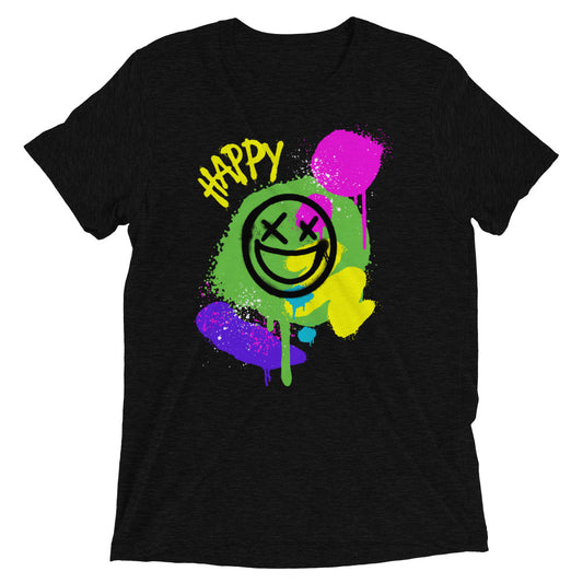 Graffiti Happy Face Short sleeve t-shirt