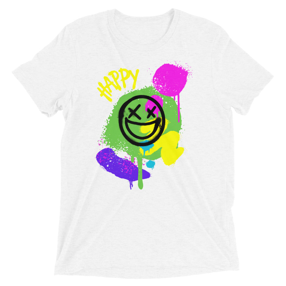 Graffiti Happy Face Short sleeve t-shirt