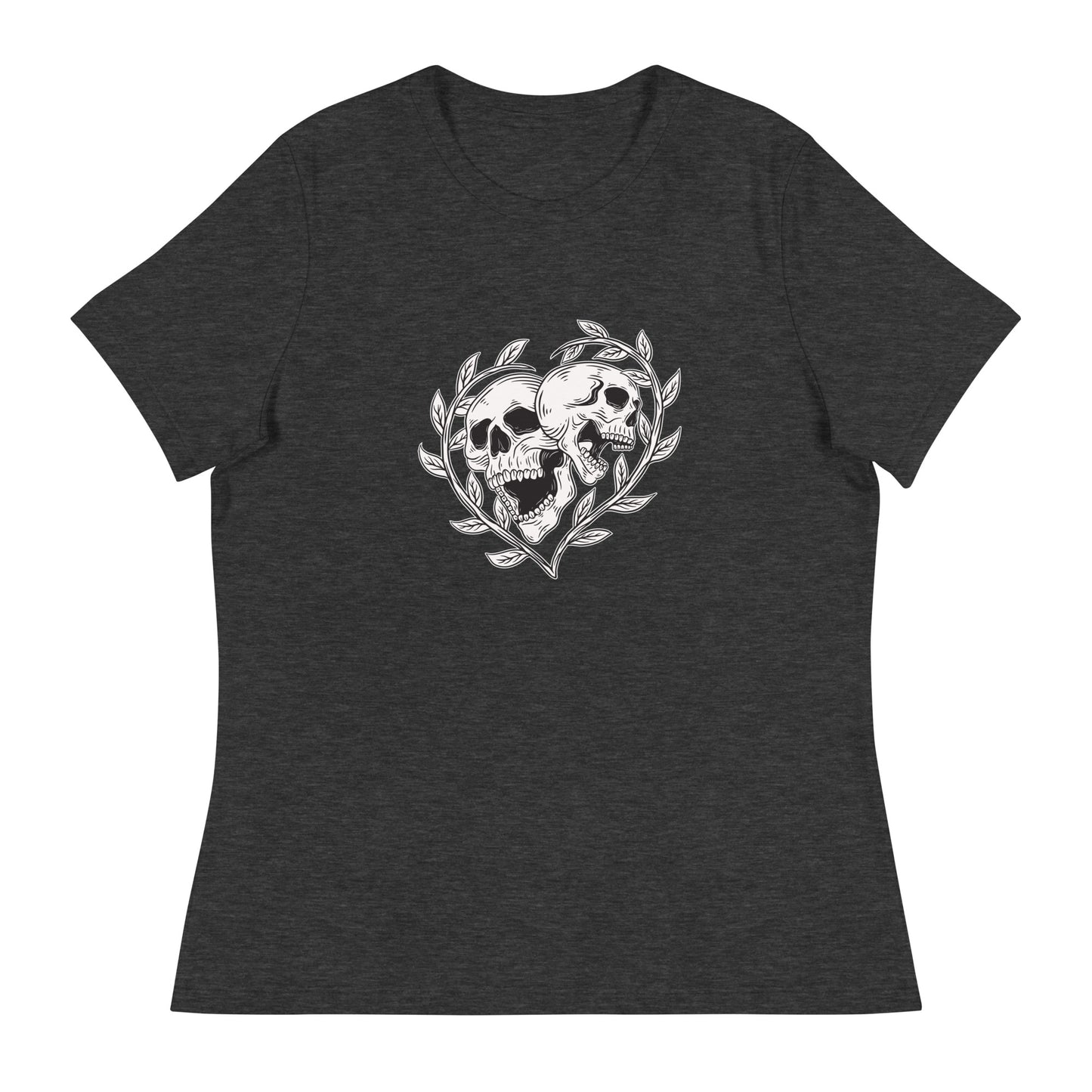Skull Hearts Women's Relaxed T-Shirt