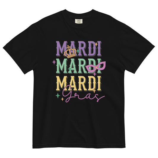 Mardi Mardi Mardi Gras - Unisex Comfort Colors T-shirt
