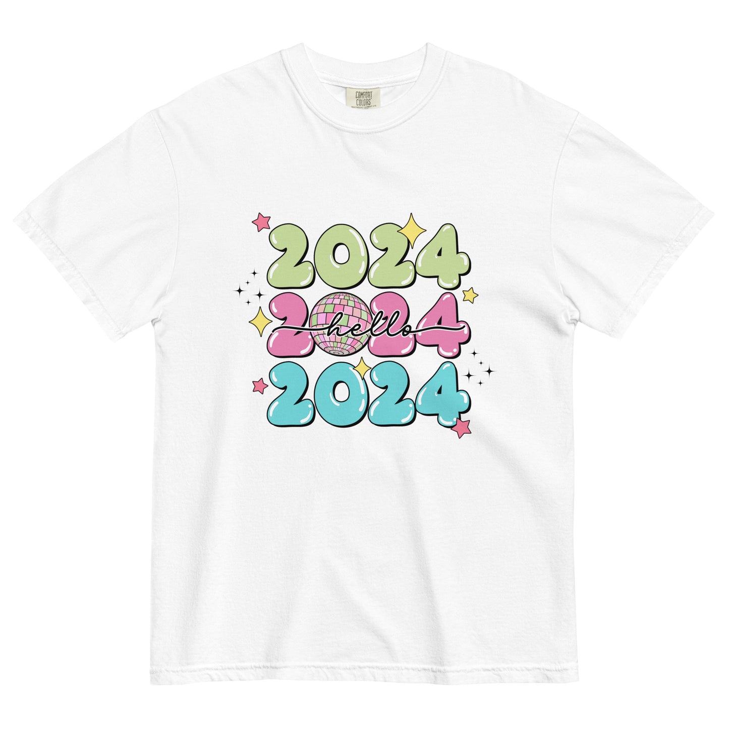 Hello 2024 T-shirt (Comfort Colors)